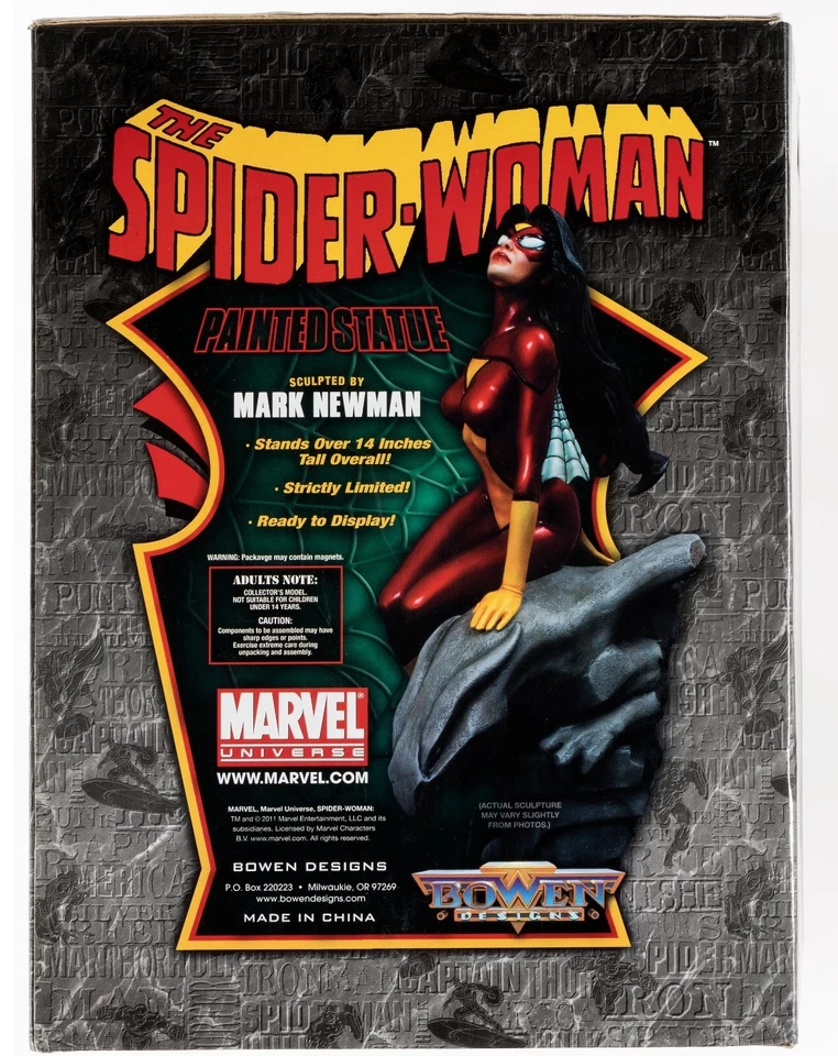 NUEVO/Sellado Bowen Designs Marvel Spider-Woman Edición Limitada a 800 Estatua Nuevo en Caja Foto 2 de 4