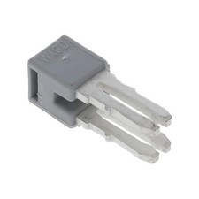 2pcs WAGO 284-402 Jumper Insulated Gray New
