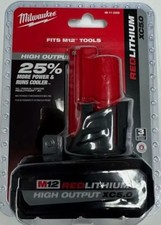 Milwaukee M12 Battery Pack XC 5.0 REDLITHIUM High Output 48-11-2450 New