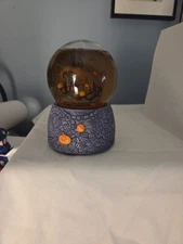 Disney Nightmare Before Christmas Musical Water Globe - Jack & Sally On The Hill