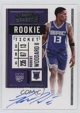 2020-21 Panini Contenders Rookie Ticket Robert Woodard II #110 Auto 06xp