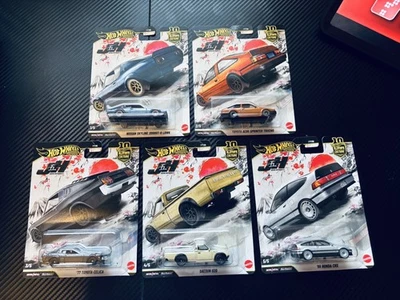 Hot Wheels Premium Real Riders Car Culture Japan Historics 5 Full Set