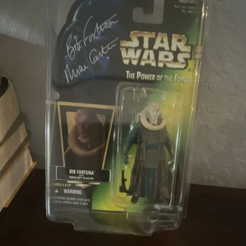 1996 Kenner Star Wars POTF Bib Fortuna Signed Michael Carter