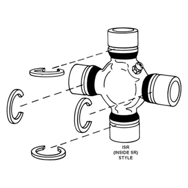 For Chevy Tahoe 1995-1997 Spicer 5-3147X Front & Rear U-Joint Foto 3 de 3