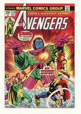 Avengers #129 Marvel Comics VFN Minus - Versus Kang the Conqueror