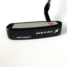 Odyssey Metal-X #1 Blade Putter 33"  RH Steel Black Good Original Grip