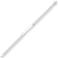 5,4Mm Id-Armband Panzerkette Silberarmband Armschmuck Aus 925 Silber 19Cm