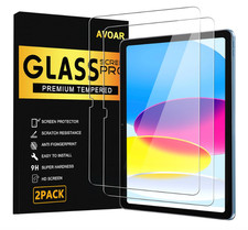 2 Pack Screen Protector for iPad 11th A16 2025 10th Generation BLACK...