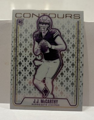 2024 Panini Phoenix - Contours J.J. McCarthy #CON-JMY (RC) National Champion