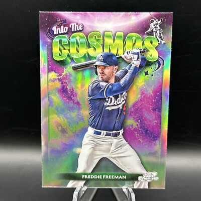 2024 Topps Cosmic Chrome FREDDIE FREEMAN Into The Cosmos Insert LA Dodgers