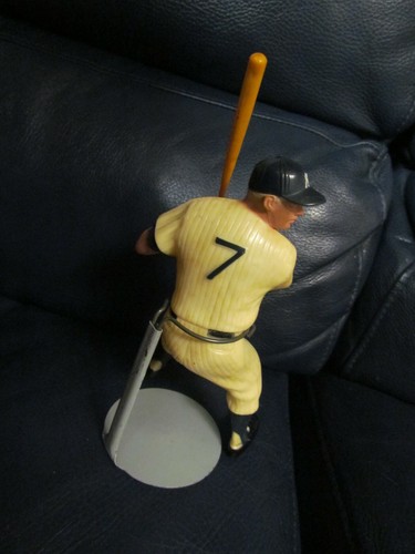 Figurina baseball vintage Mickey Mantle su supporto plastica Hartland 1958 - 1962 - Foto 3 di 6