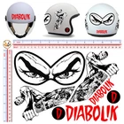 Vintage diabolik helmet stickers sticker helmet decal tuning car motorcycle 7pcs
