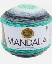 Lion Brand Mandala Yarn Genie Self Striping Brand New Free Shipping in USA 