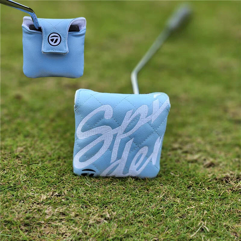 New Classic Taylormade Spider Golf Blade mallet putter Head cover Sky Blue Cover