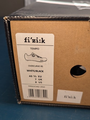 Fizik TEMPO OVERCURVE R5 weiß/schwarz Größe 40,5 EUR oder 8 US (S6) - Bild 2 von 8