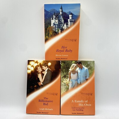 MILLS & BOON BOOK BUNDLE X 3 PAPERBACK TENDER ROMANCE FICTION LOVE BOOKS