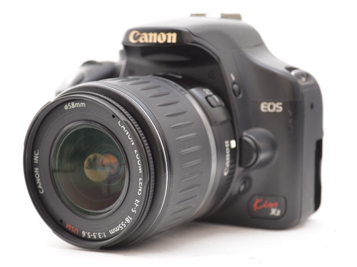 Top Mint】CANON EOS KISS X2 12.2MP CMOS EF-S 18-55mm f/3.5 Top Mint】CANON EOS KISS X2 12.2MP CMOS EF-S 18-55mm f/3.5