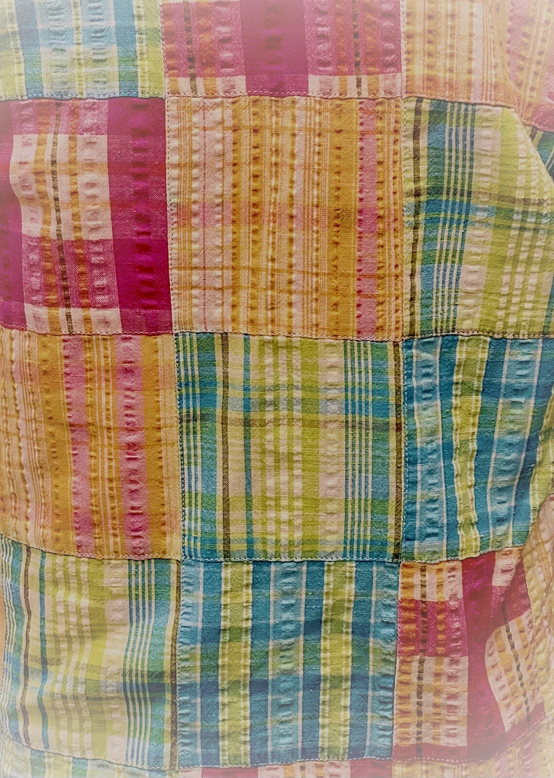 Plaid Patchwork Easter Spring Blazer Petite Mediu… - image 2