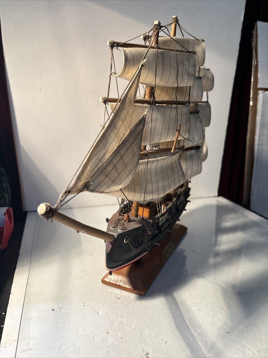 帆船模型BERGANTIN SigloⅩⅤⅢ 1970s Astonishing Bergantin Siglo XVIII Model Ship. Handmade. Made