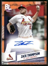 2024 Topps Big League #BEO-ZT Zach Thompson Electric Orange Autog