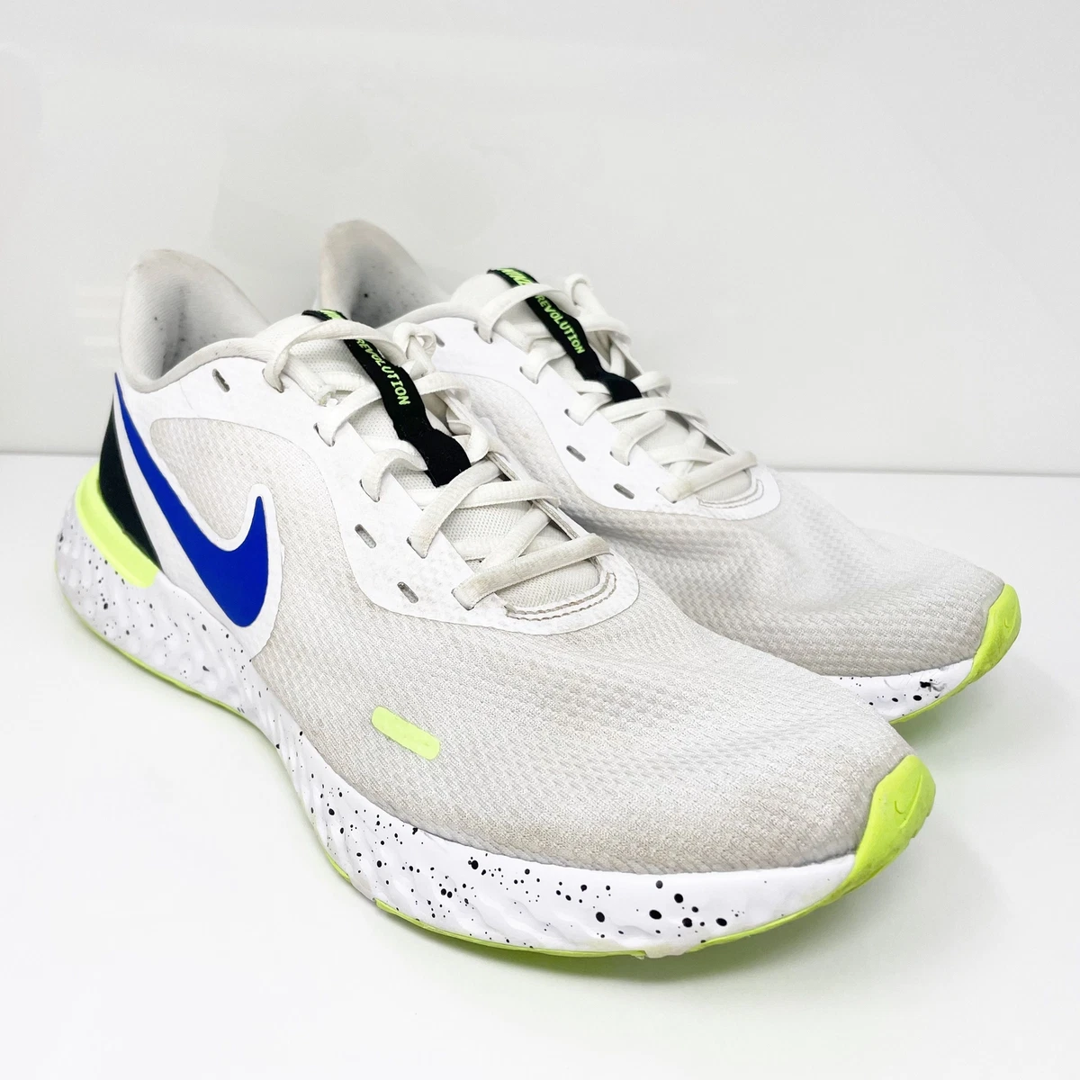 Nike Mens Revolution 5 CW5846 100 White Running Shoes Sneakers
