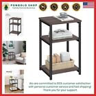 Side Table, Small End Table, Tall Nightstand for Living Room, Bedroom, Office.