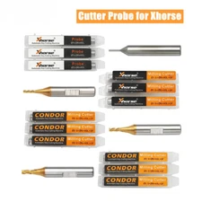 LOT New 3/5pcs Key Cutting Machine Milling Cutter Probe 1.0mm 1.5mm 2.0mm 2.5mm