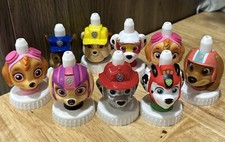 Good 2 Grow Juice Toppers Paw Patrol Figures Lot of 9 Collectible Characters