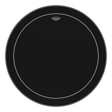 Bass, Pinstripe, Ebony, 30 Dia. Drum Head