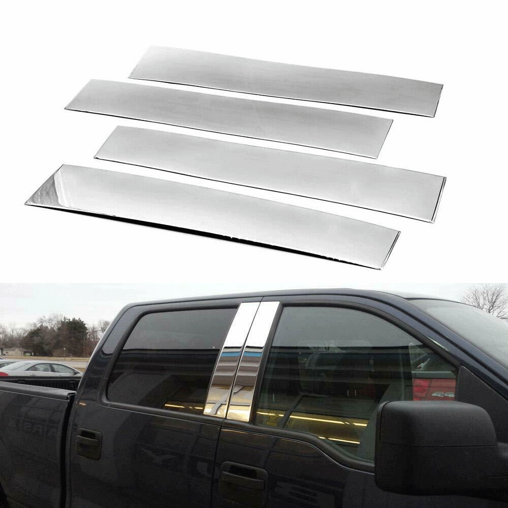 For 20042014 Ford F150 Door Pillar Post Trim Car Auto Accessories
