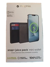 Mophie Snap+ Mini Wireless Magsafe 5000mAh Charger Battery w/ Card Slot - NEW !!