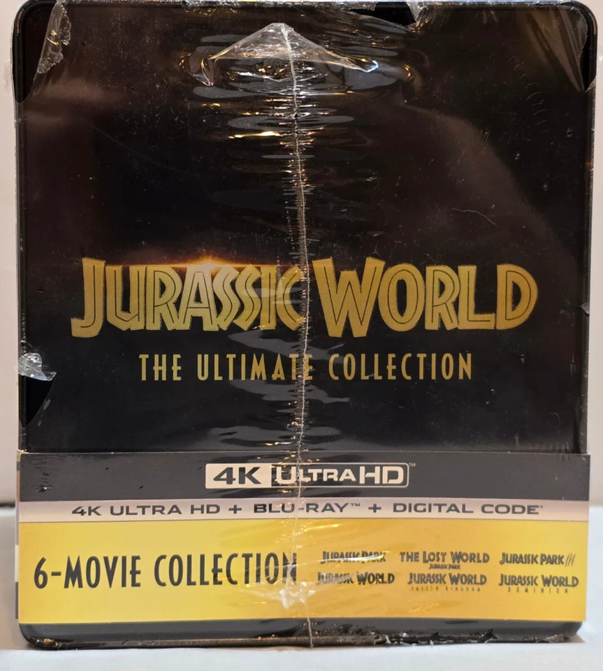 Jurassic World Ultimate Collection Steelbook - New - 4K UHD, Blu-Ray, Digital - Image 3 of 4