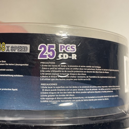 Digi Media CD-R 80Min/700MB Professional Silver 48X Speed Blank Discs Spindle 25 - Picture 5 of 5