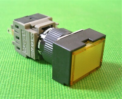 Switch Push Button Druck Taster beleuchtet Fuji Electric AH165-TGFY11 gelb NEU