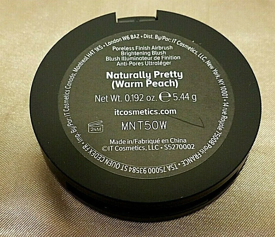 IT Cosmetics BYE BYE PORES Blush NATURALLY PRETTY Heavenly LUXE FRENCH Brush #4 - Image 4 of 4