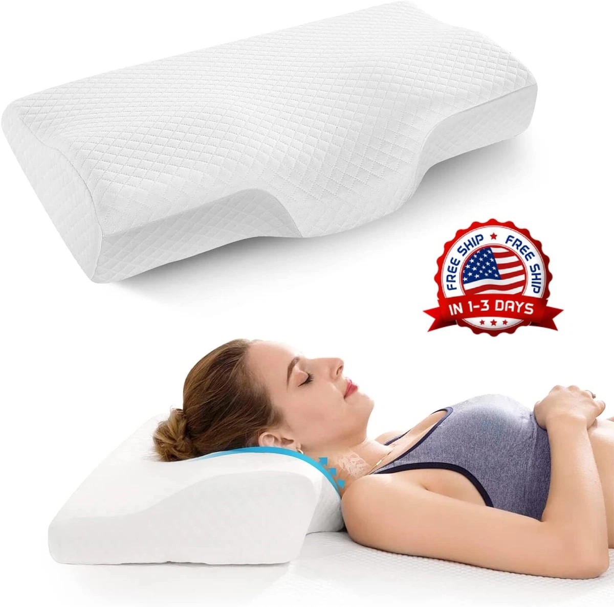 Almohada de Espuma de Gel 40X60 Cm MOMI - Guanxe Atlantic Marketplace