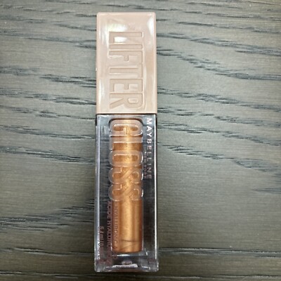 Maybelline Lifter Gloss, Hydrating Lip Gloss + Hyaluronic Acid, 019 GOLD, 0.18Oz