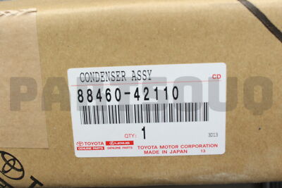 8846042110 Genuine Toyota CONDENSER ASSY, COOLER 88460-42110