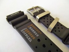 cinturino gomma di qualità compatibile citizen N.D. limits 20 - 22mm orologi