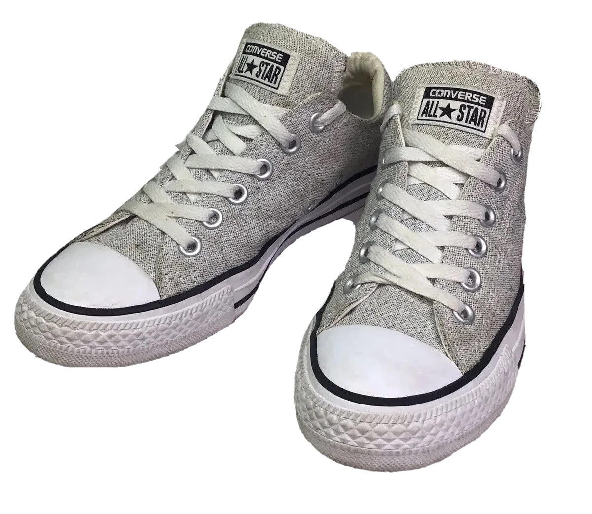 CONVERSE Chuck Taylor Women Sneakers Madison Gray Lace Up Size 8