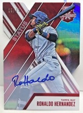 Ronaldo Hernandez 2017 Panini Elite Extra Edition RED Autograph Auto #'d 15/75