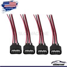 For 2002-2010 Toyota Camry 2.4L 4 x Ignition Coil Female Connector Plug Harness