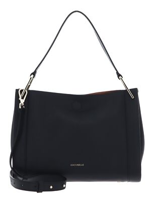 COCCINELLE Wallace Handbag Double Grainy Leather Schultertasche Umhängetasche