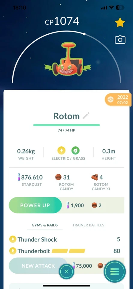 Mow Rotom - Trade - Read Description - SALE