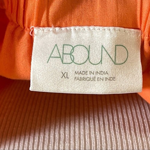 ABOUND Womens Dress, Puff Sleeve Mini dress Coral Orange Size XL NWOT - Picture 4 of 5