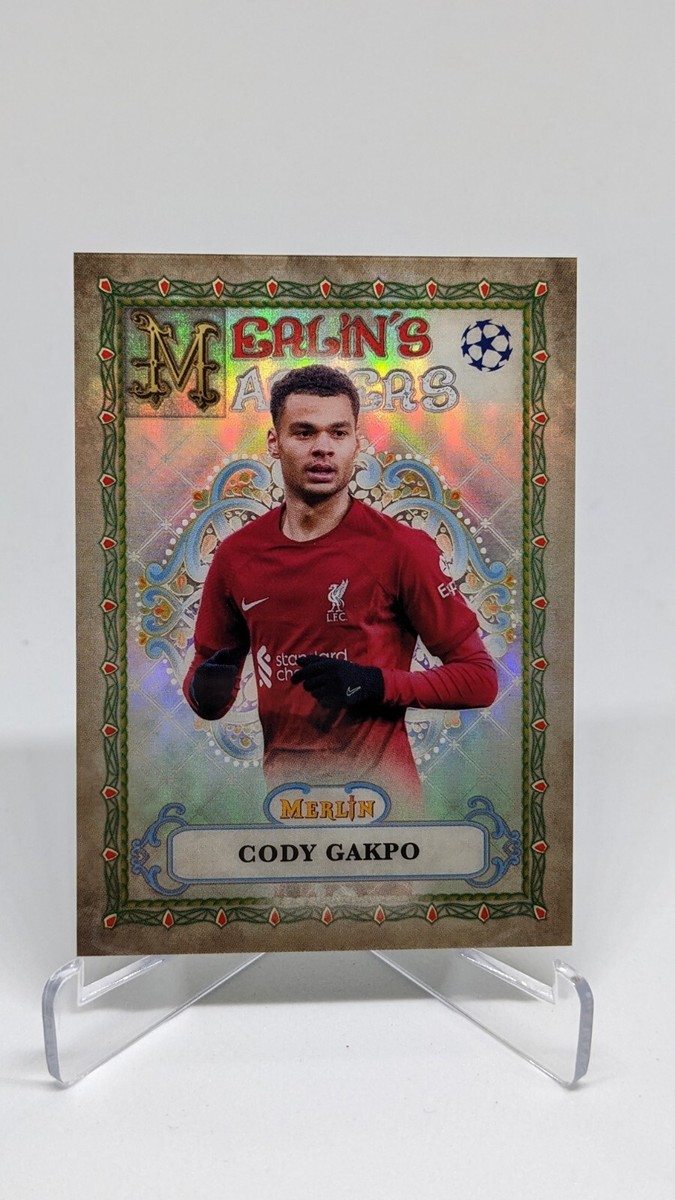 22-23 Topps Merlin CODY GAKPO 直筆サインカード 2022-23 Topps Merlin UEFA Autograph Auto Card : Cody Gakpo