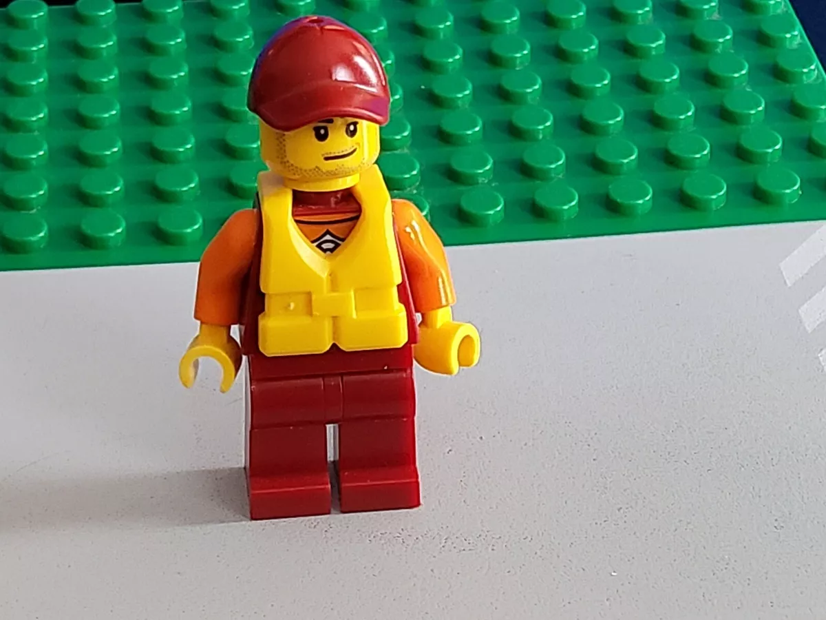 authentic LEGO minifigure Coast Guard ATV City Town 60163 C16 3 eBay