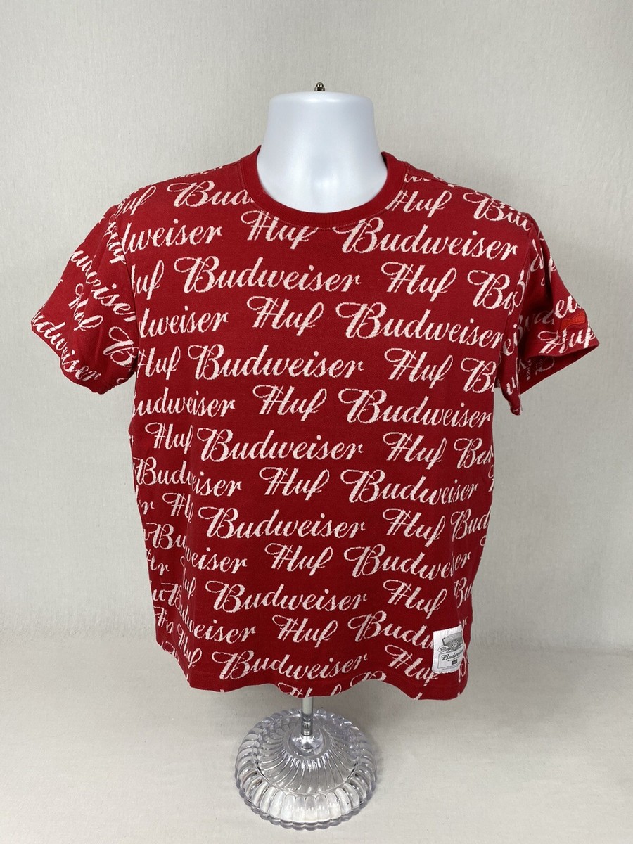 Men's/Adults? HUF x Budweiser Short Sleeve T-Shirt Size