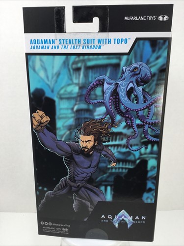 McFarlane DC Multiversum Aquaman Stealth Anzug mit Topo Target exklusiv versiegelt - Bild 6 von 8