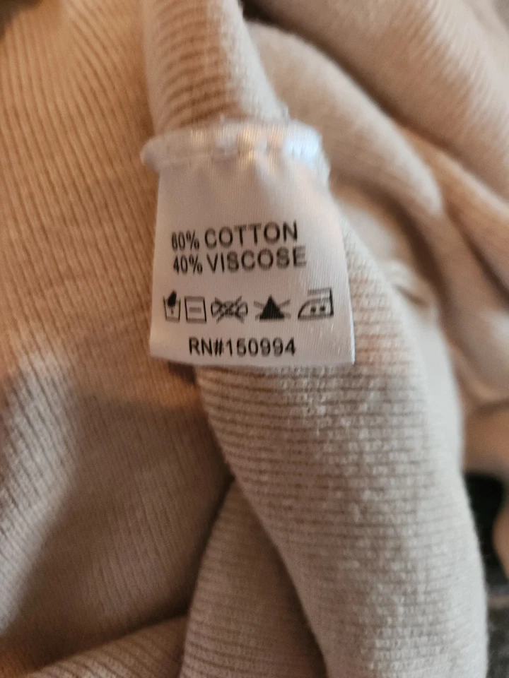 Floral Embroidered Cottagecore Beige Open Front Cardigan Size 1x Boho Fairycore  - Image 4 of 4